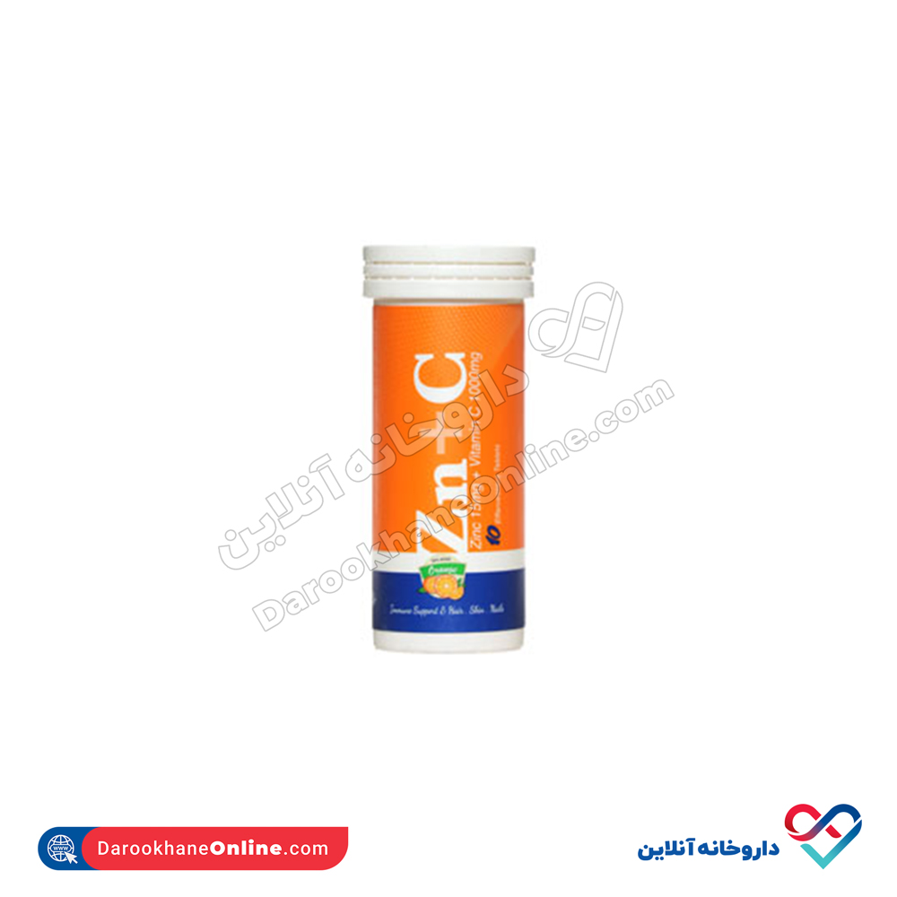zinc-c.jpg قرص جوشان زینک 15+ویتامین سی پاد جندی شاپور 10 عددی - Image 1